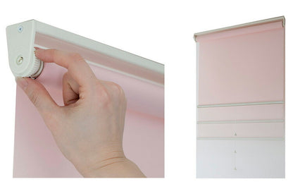 立川機工 無地 ロールスクリーン 幅180cm 高さ220cm ティオリオ 日本製 タチカワブラインド おしゃれ 北欧 間仕切り 天井付け 正面付け プルコード式(代引不可)