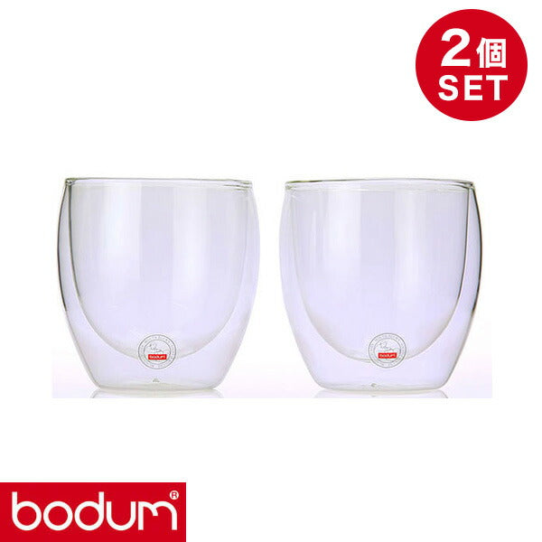 bodum ボダム ダブルウォールグラス 0.08L 2個セット PAVINA 4557-10US