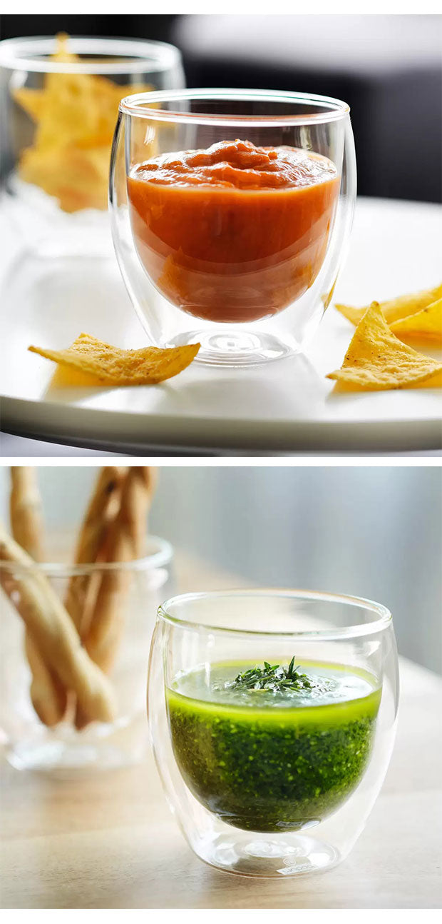 Bodum ボダム グラス パヴィーナ ダブルウォールグラス 250ml 6個セット 耐熱ガラス 電子レンジ使用可