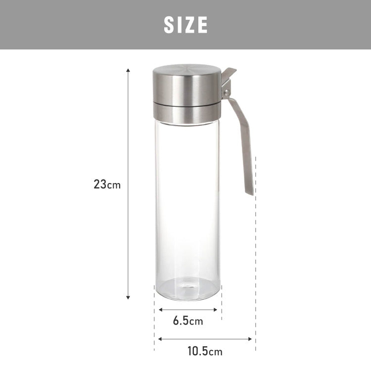 【3個セット】DULTON ダルトン オイルボトル 500ml オイル&ヴィネガーボトル 調味料ボトル ガラス ステンレス 保存容器 調味料ボトル オイル ボトル 調味料入れ おしゃれ