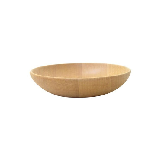 籐芸 MUTE ラウンドディッシュS MRB180BE インドネシア 食卓に柔かい雰囲気をはこぶ木製食器(代引不可)