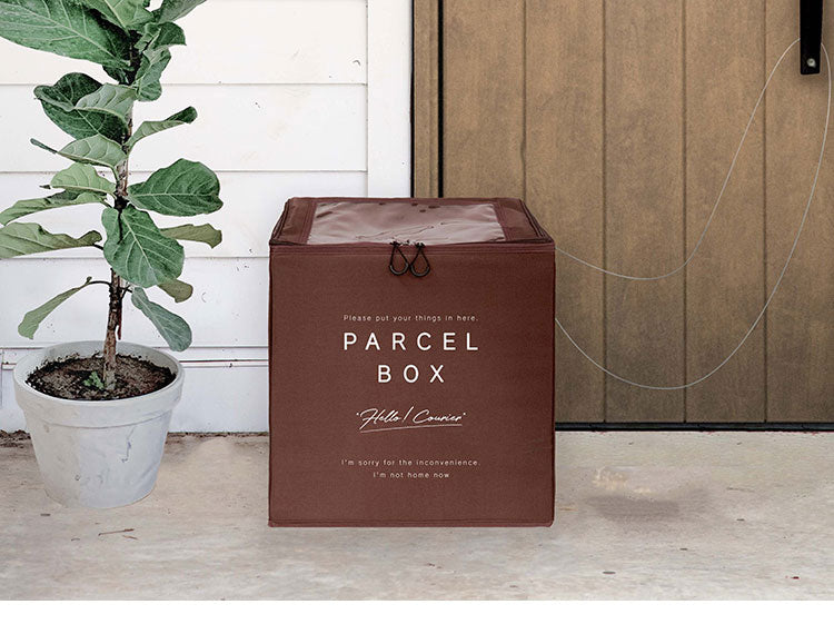 オカトー covo 宅配ボックス ブラウン 配送ボックス ストレージ 防水 折り畳み 置き配 置くだけ 簡単設置(代引不可)