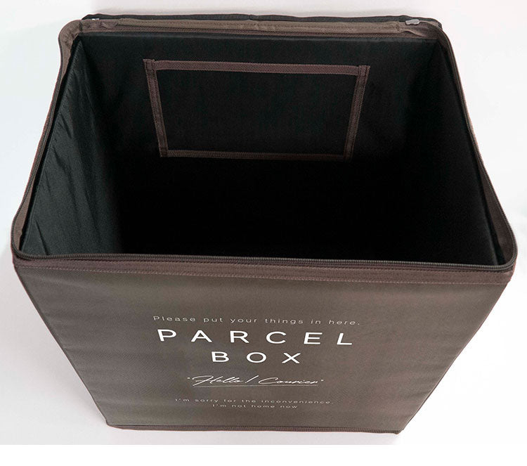 オカトー covo 宅配ボックス ブラウン 配送ボックス ストレージ 防水 折り畳み 置き配 置くだけ 簡単設置(代引不可)