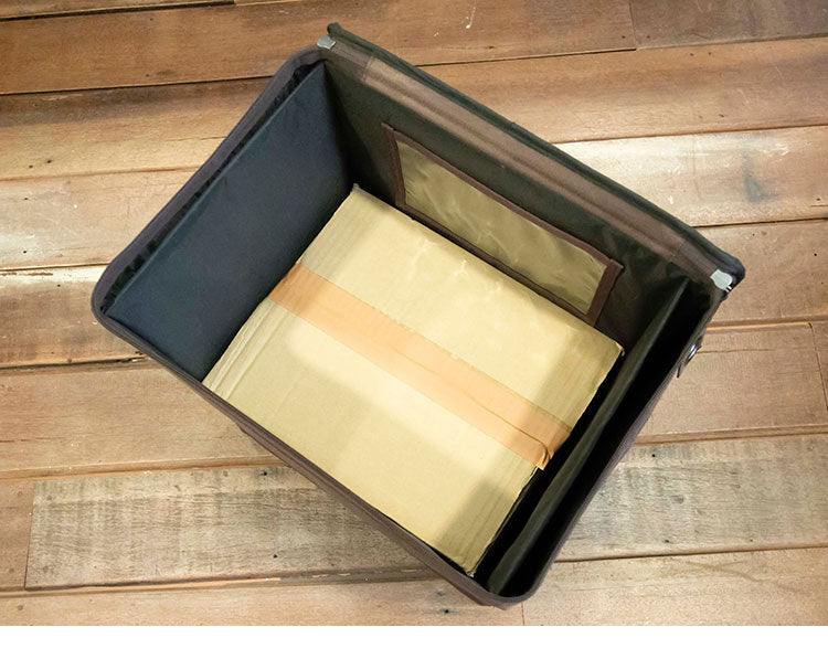 オカトー covo 宅配ボックス ブラウン 配送ボックス ストレージ 防水 折り畳み 置き配 置くだけ 簡単設置(代引不可)