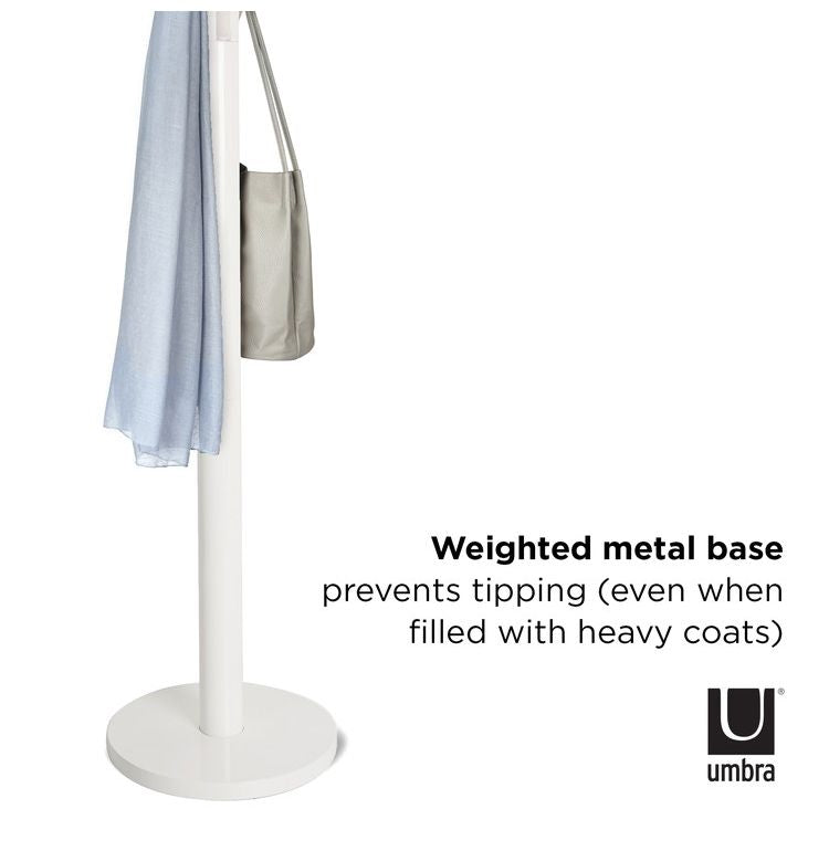 Umbra フラッパー コートフック ニッケル×ホワイト 2320361660(代引不可)