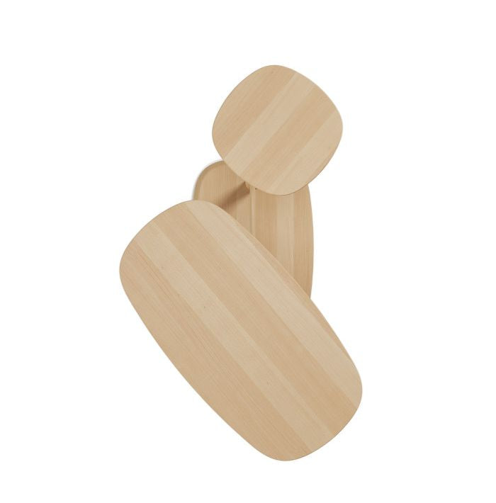 Umbra スウィボ サイドテーブル ナチュラル 21013759390 アンブラ テーブル デスク おしゃれ 木製 丸テーブル 北欧 デザイン かわいい インテリア 木目 丸 リビング ソファー ソファテーブル(代引不可)