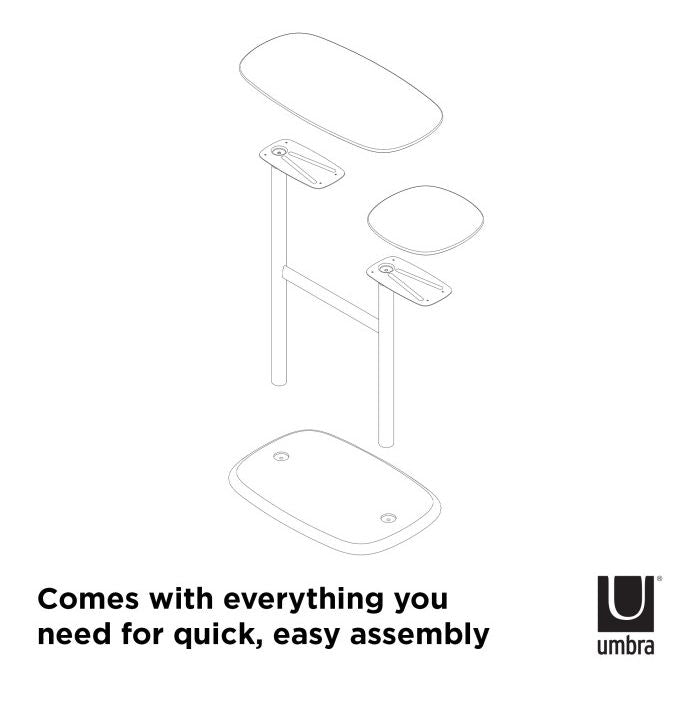 Umbra スウィボ サイドテーブル ナチュラル 21013759390 アンブラ テーブル デスク おしゃれ 木製 丸テーブル 北欧 デザイン かわいい インテリア 木目 丸 リビング ソファー ソファテーブル(代引不可)