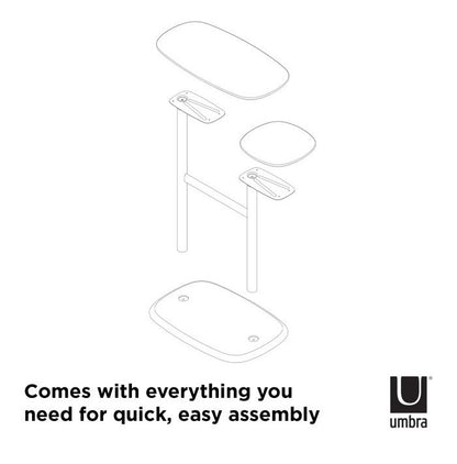 Umbra スウィボ サイドテーブル ナチュラル 21013759390 アンブラ テーブル デスク おしゃれ 木製 丸テーブル 北欧 デザイン かわいい インテリア 木目 丸 リビング ソファー ソファテーブル(代引不可)