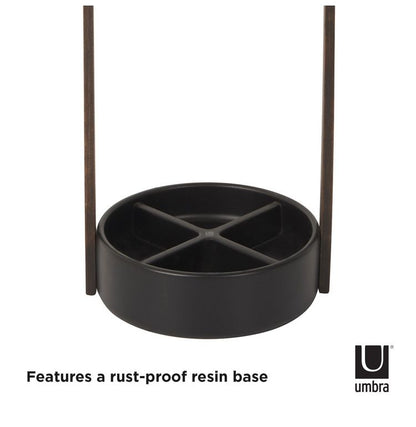 Umbra ハブ アンブレラスタンド ブラック 傘立て 折りたたみ傘も収納可 2320240048(代引不可)