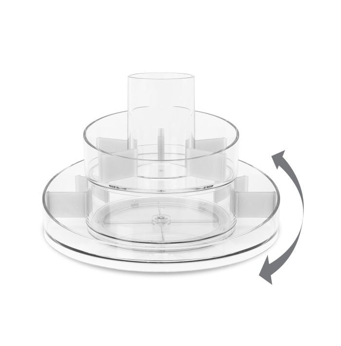 Umbra カスケード コスメオーガナイザー クリア 21016325165 小物収納 オーガナイザー アンブラ 収納 小物 インテリア リビング 玄関 寝室 フラワーベース 花瓶 コスメ アクセサリー(代引不可)