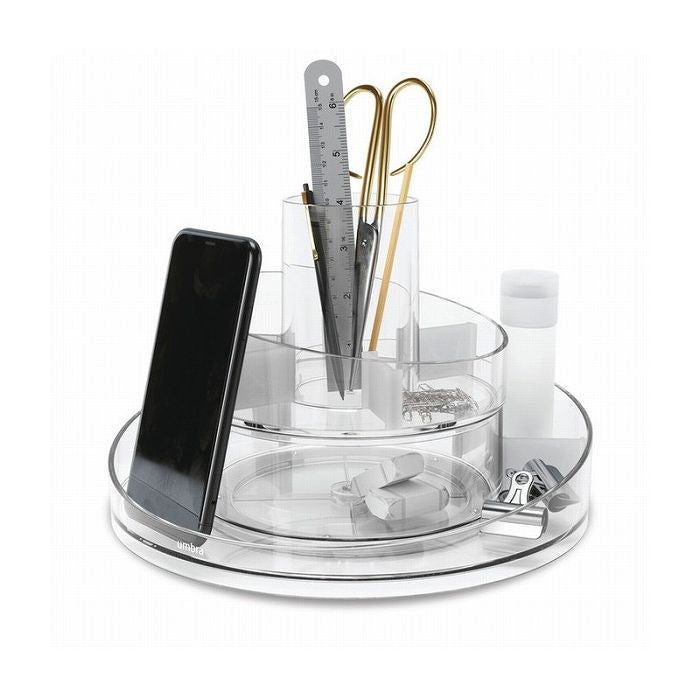 Umbra カスケード コスメオーガナイザー クリア 21016325165 小物収納 オーガナイザー アンブラ 収納 小物 インテリア リビング 玄関 寝室 フラワーベース 花瓶 コスメ アクセサリー(代引不可)