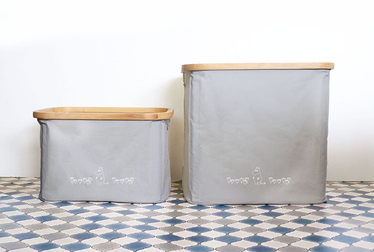 オカトー MOOMIN バンブーバスケットM ムーミン ランドリーボックス(代引不可)