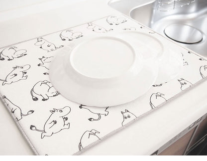 オカトー MOOMIN 吸水水切りマット 40x50 ムーミン キッチン ふきん(代引不可)