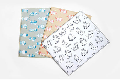 オカトー MOOMIN 吸水水切りマット 40x50 ムーミン キッチン ふきん(代引不可)