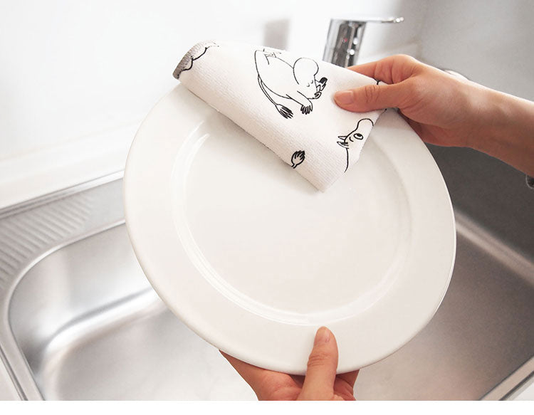 オカトー MOOMIN マイクロファイバー ふきん 3Pセット ムーミン キッチン(代引不可)