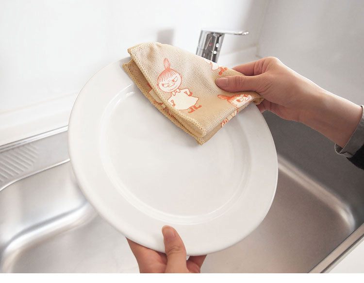 オカトー MOOMIN マイクロファイバー ふきん 3Pセット リトルミイ キッチン(代引不可)