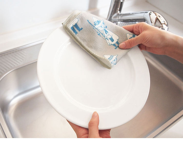 オカトー MOOMIN マイクロファイバー ふきん 3Pセット スナふきん キッチン(代引不可)