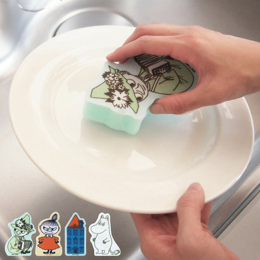 オカトー MOOMIN 不織布スポンジ 食器洗い キャラクター キッチン(代引不可)