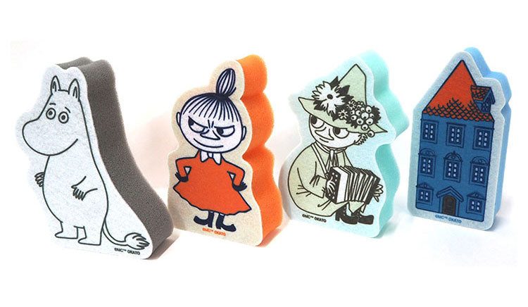 オカトー MOOMIN 不織布スポンジ 食器洗い キャラクター キッチン(代引不可)