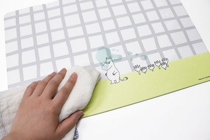 オカトー 拭けるランチョンマット 30x45 ムーミン テーブルマット 食事マット キッチン用品 滑りにくい 抗菌(代引不可)