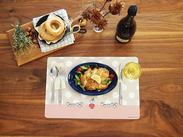 オカトー 拭けるランチョンマット 30x45 リトルミイ テーブルマット 食事マット キッチン用品 滑りにくい 抗菌(代引不可)