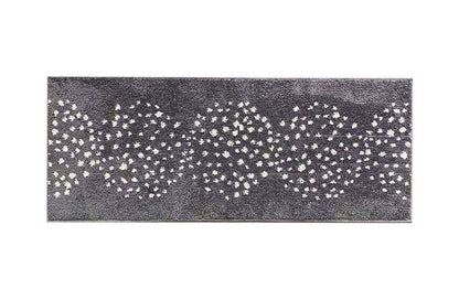 オカトー ナチュラルキッチンマット 45x120 グレー 北欧風 洗える 滑り止め加工 台所マット(代引不可)