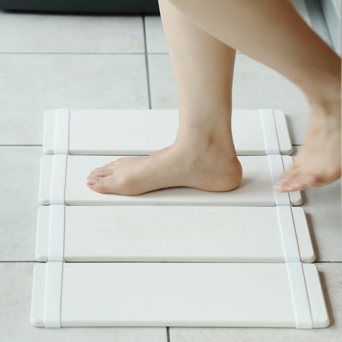 珪藻土 折りたたみマット plane NEO-170-PL 折りたたみ バスマット プレーン けいそうど お風呂 バス 洗面所 吸水 速乾 大判 防カビ 清潔 防ダニ TV テレビ おしゃれ かわいい インテリア 柄 収納(代引不可)