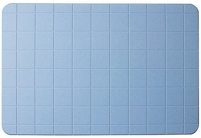 珪藻土 マット Lattice ブルーNEO-171-BL バスマット けいそうど お風呂 バス 洗面所 吸水 速乾 大判 防カビ 清潔 防ダニ TV テレビ おしゃれ かわいい インテリア 柄 収納(代引不可)