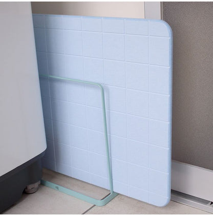 珪藻土 マット Lattice ブルーNEO-171-BL バスマット けいそうど お風呂 バス 洗面所 吸水 速乾 大判 防カビ 清潔 防ダニ TV テレビ おしゃれ かわいい インテリア 柄 収納(代引不可)