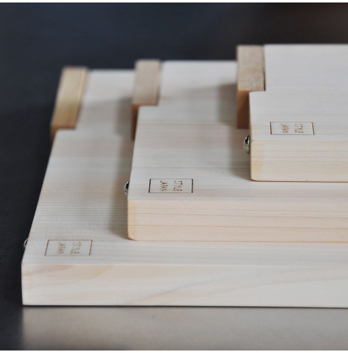 まな板 13×22cm STYLE JAPAN ひのきのまな板 スタンド式 Sサイズ スタイルジャパン まな板 ひのき ヒノキ 檜 キッチン 調理 スタンド おしゃれ 木製 シンプル 薄型 軽量 収納 フック穴(代引不可)