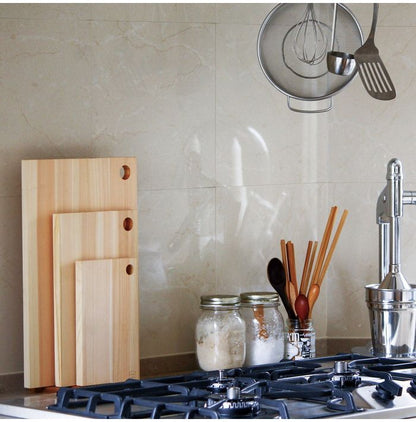 まな板 18×30cm STYLE JAPAN ひのきのまな板 スタンド式 Mサイズ スタイルジャパン まな板 ひのき ヒノキ 檜 キッチン 調理 スタンド おしゃれ 木製 シンプル 薄型 軽量 収納 フック穴(代引不可)