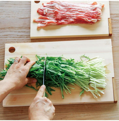 まな板 24×39cm STYLE JAPAN ひのきのまな板 スタンド式 Lサイズ スタイルジャパン まな板 ひのき ヒノキ 檜 キッチン 調理 スタンド おしゃれ 木製 シンプル 薄型 軽量 収納 フック穴(代引不可)