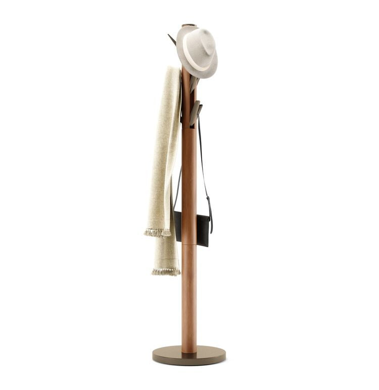 Umbra フラッパー コートラック ライトウォルナット×ゴールド 23203611227(代引不可)