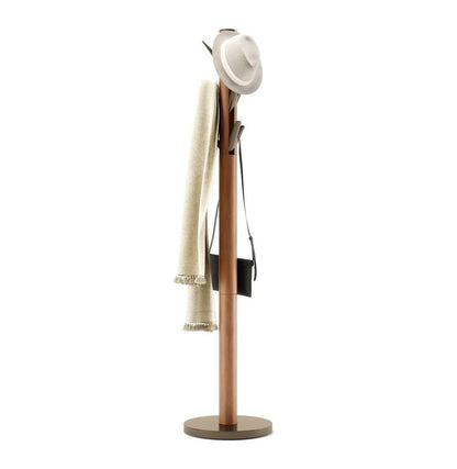 Umbra フラッパー コートラック ライトウォルナット×ゴールド 23203611227(代引不可)