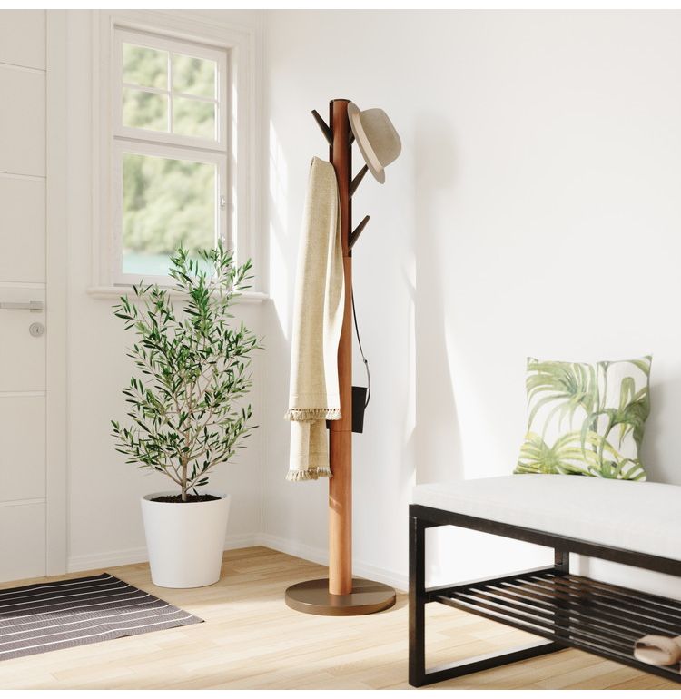 Umbra フラッパー コートラック ライトウォルナット×ゴールド 23203611227(代引不可)