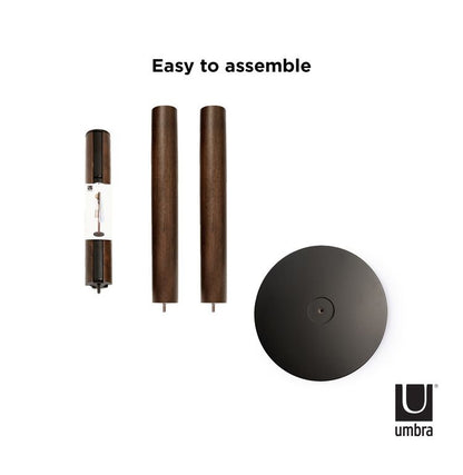 Umbra フラッパー コートラック ブラック×ウォルナット 2320361048(代引不可)