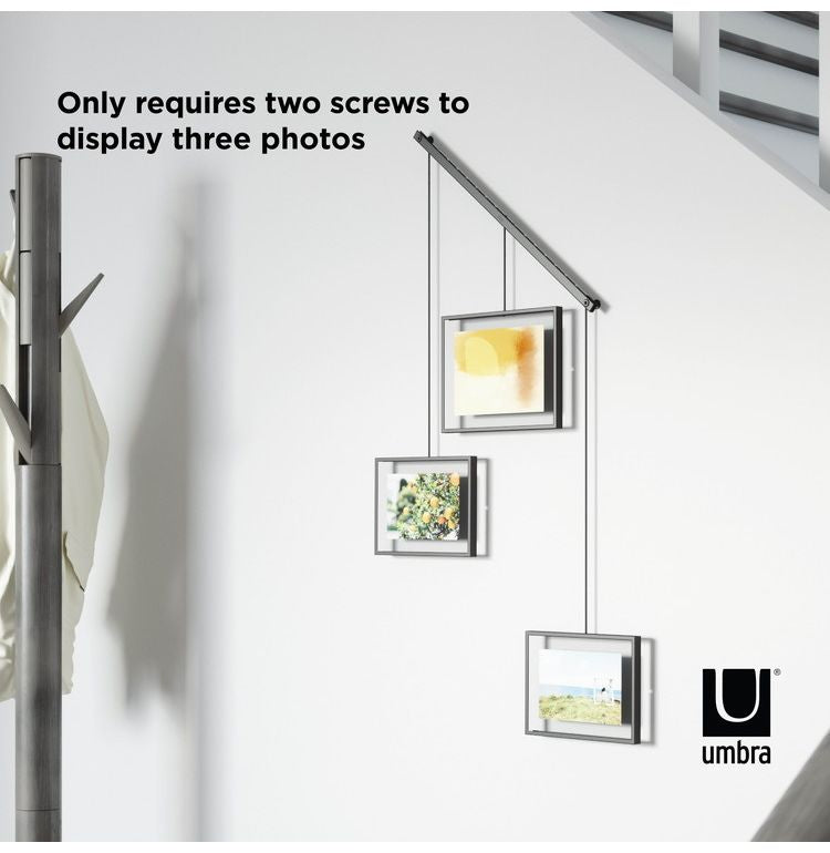 Umbra イグジビット 3フォトディスプレイ ブラック 21016057040(代引不可)