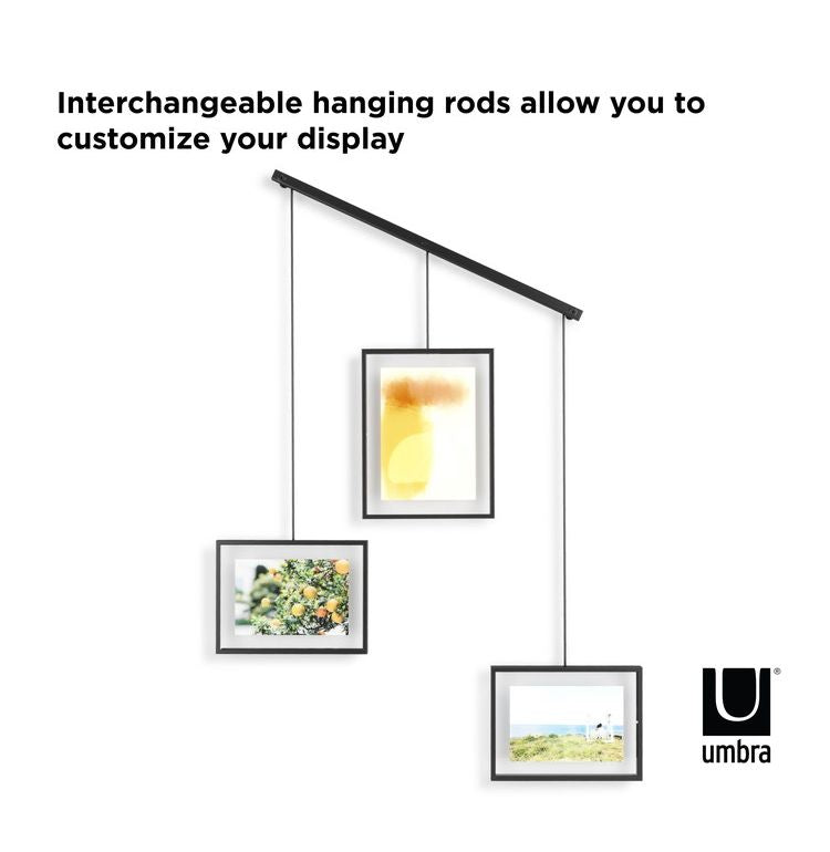 Umbra イグジビット 3フォトディスプレイ ブラック 21016057040(代引不可)