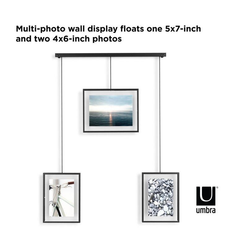 Umbra イグジビット 3フォトディスプレイ ブラック 21016057040(代引不可)