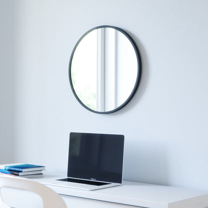 Umbra ハブ ミラー 46x46cm ブラック 21013756040(代引不可)