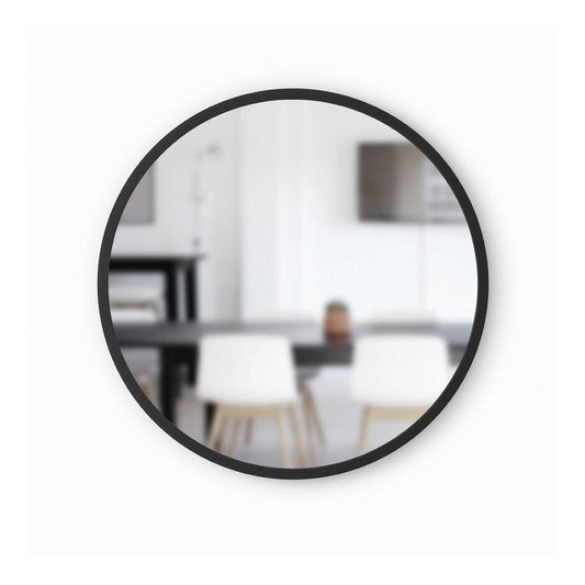 Umbra ハブ ミラー 61x61cm ブラック 21008243040(代引不可)