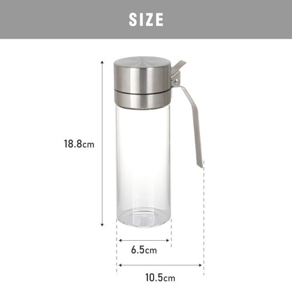 【3個セット】DULTON ダルトン オイルボトル 350ml オイル&ヴィネガーボトル 調味料ボトル ガラス ステンレス 保存容器 調味料ボトル オイル ボトル 調味料入れ おしゃれ