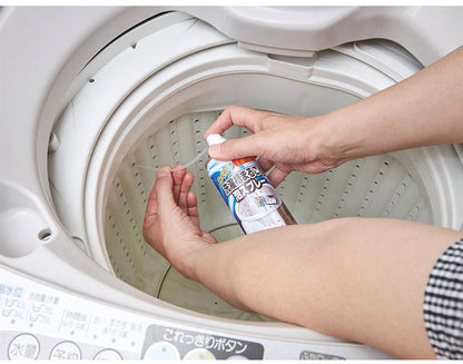 らくらく洗濯槽まるごと泡スプレー 220ml 縦型洗濯機 洗濯槽クリーナー 密着 泡タイプ ノズル付き 漬け置き不要 洗濯槽 裏側洗浄 ニオイ 汚れ ヌメリ カビ 水垢 水アカ 掃除スプレー 洗浄スプレー