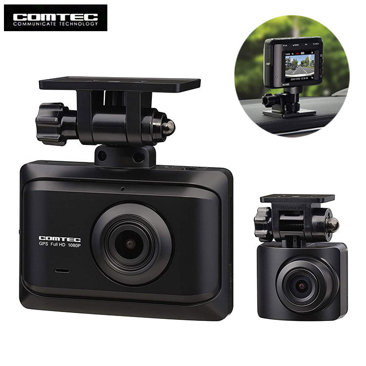 コムテック ドライブレコーダー 前後2カメラ ZDR016 ドラレコ カー用品 GPS搭載 2.0インチ TFT液晶