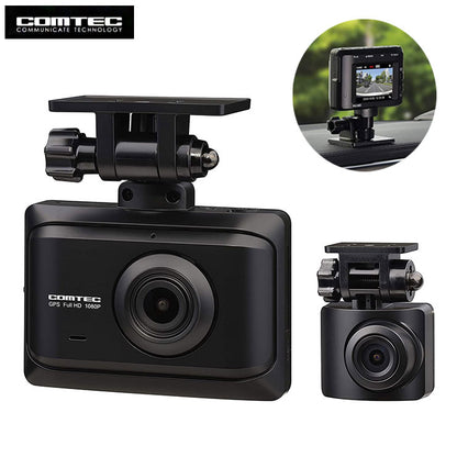 コムテック ドライブレコーダー 前後2カメラ ZDR016 ドラレコ カー用品 GPS搭載 2.0インチ TFT液晶