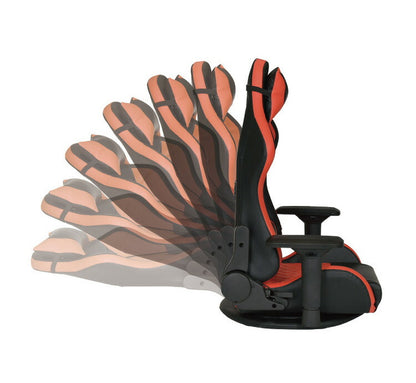 ゲーミングチェア ゲーミング座椅子 プログレス 360度回転 ローチェア 4Dアームレスト リクライニング アームレスト リクライニングチェア テレワーク 在宅勤務 在宅ワーク(代引不可)