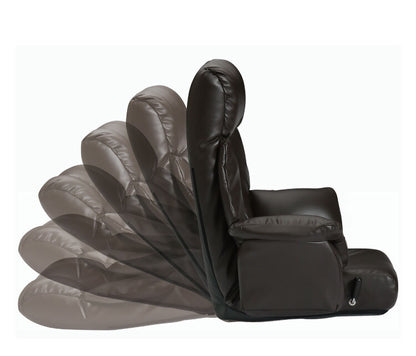 フロアチェア ベローナ 360度回転 ローチェア 肘掛け付き 角度無段階調整 リクライニングチェア リラックスチェア 座椅子(代引不可)