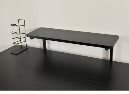 ゲーミングデスク スパーダ モニター台付き 幅100×奥行き63cm コントローラーホルダー ヘッドホンホルダー ドリンクホルダー付き パソコンデスク デスク(代引不可)