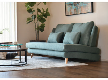 座面が広いソファ ヒロッチ2 奥行き80cm クッション4つ付き ソファー ファブリック 布 3人掛 3P ハイバック 北欧 おしゃれ シンプル 新生活 北欧風 3人掛け 3人 三人掛け 3人掛けソファ(代引不可)