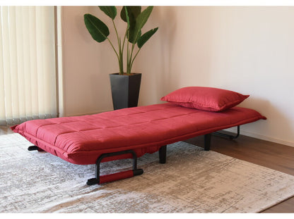 3つ折り ソファベッド ビータ4 クッション付 3WAY ソファーベッド 1人掛け リクライニングソファ 折り畳み 簡易ベッド カウチソファ カウチソファー ベッドソファ ベッドソファー 折りたたみソファー(代引不可)